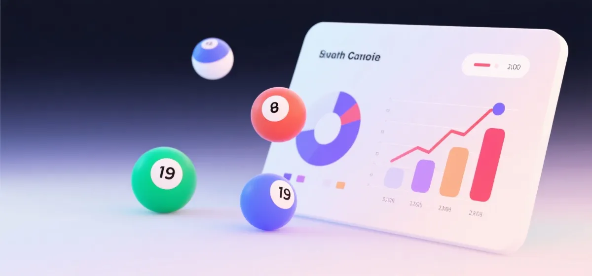 彩票数据与趋势插画